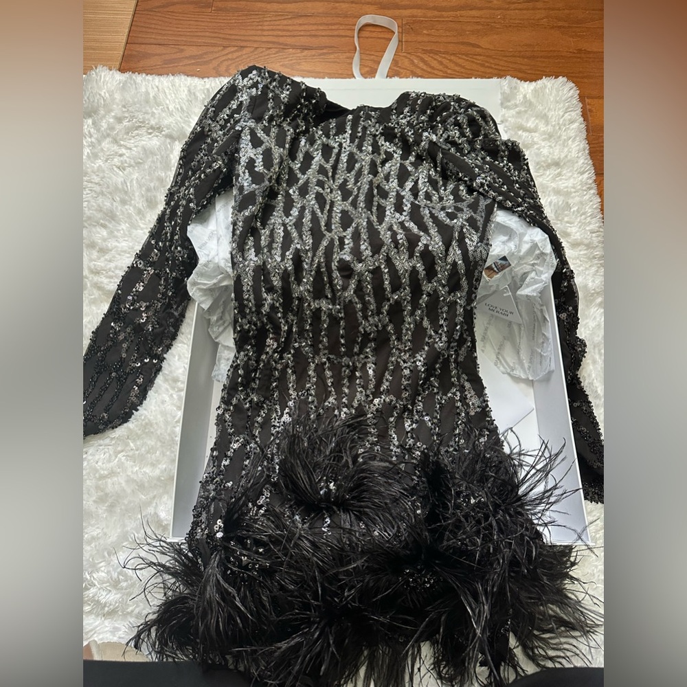Nadine Merabi Lexi Black Dress-NWT - Picture 6 of 9